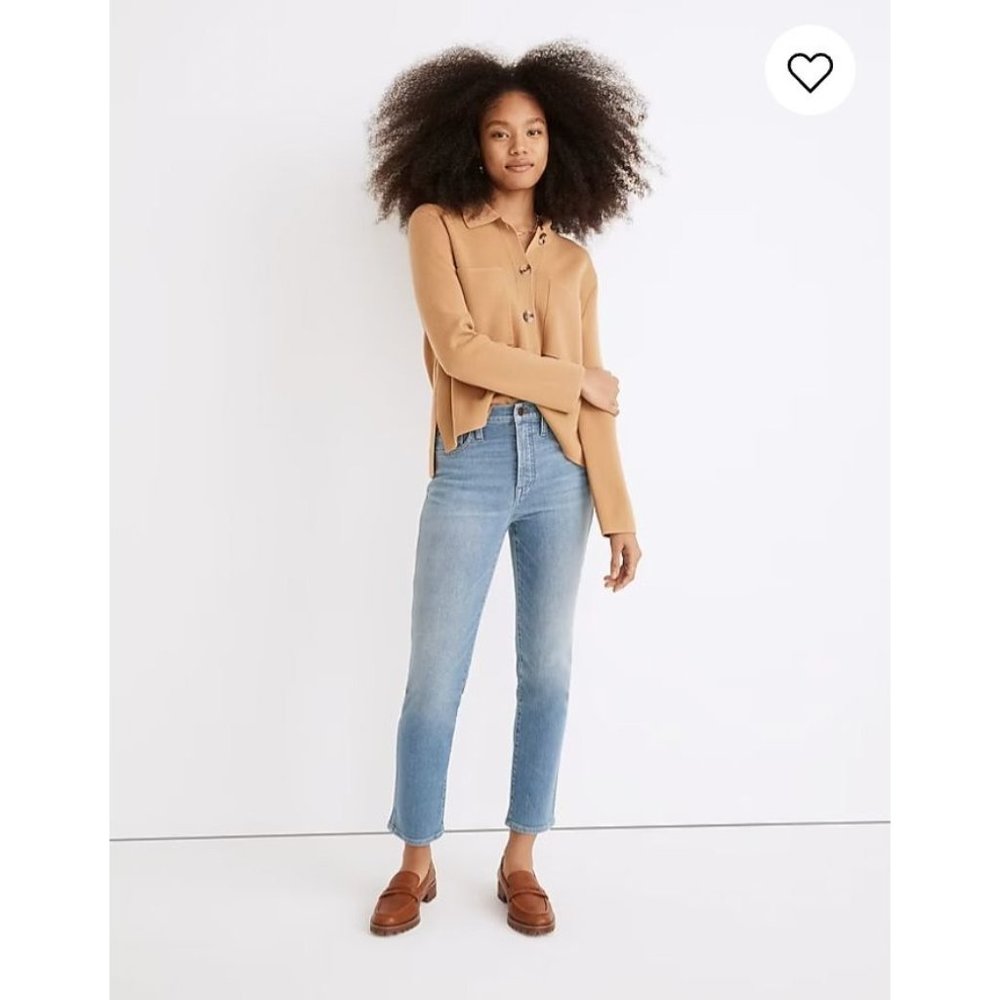 Madewell Petite Stovepipe Jeans in Euclid Wash Sz 26P NE064 - Picture 3 of 8